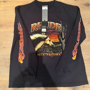 Rhude ( net  ) authentic long sleeve mesa top